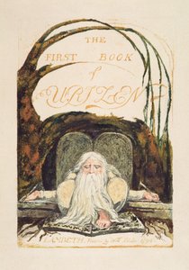 ウリゼンの最初の本、プレート1 1794（WCによるレリーフエッチング） 作： William Blake